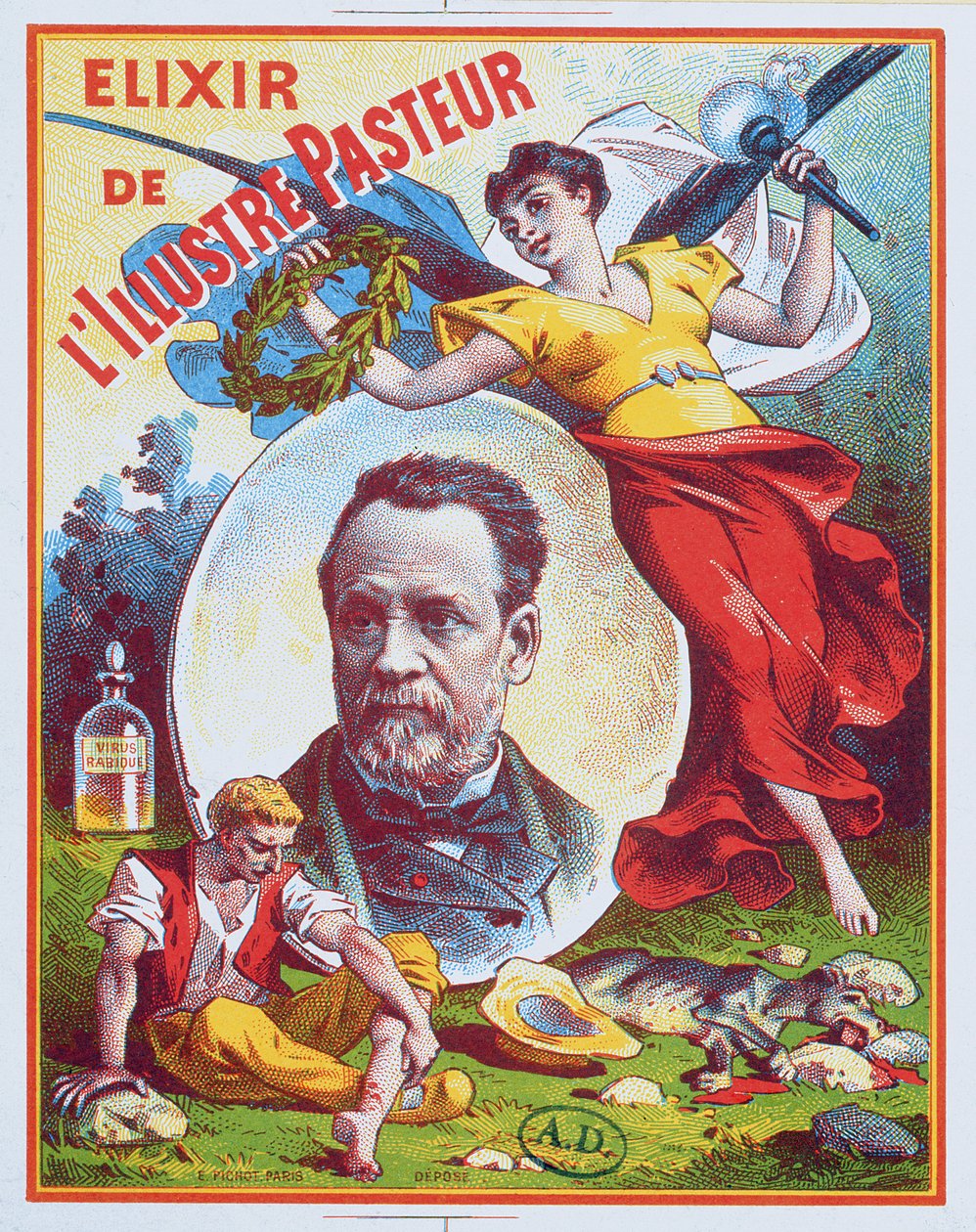 Şanlı Papazın İksiri Reklamı, 1900 by French School