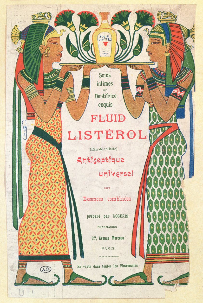 Sıvı Listerol için Reklam, 1901 by French School