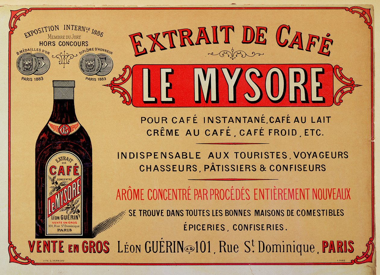 Le Mysore kahve özü reklamı by French School