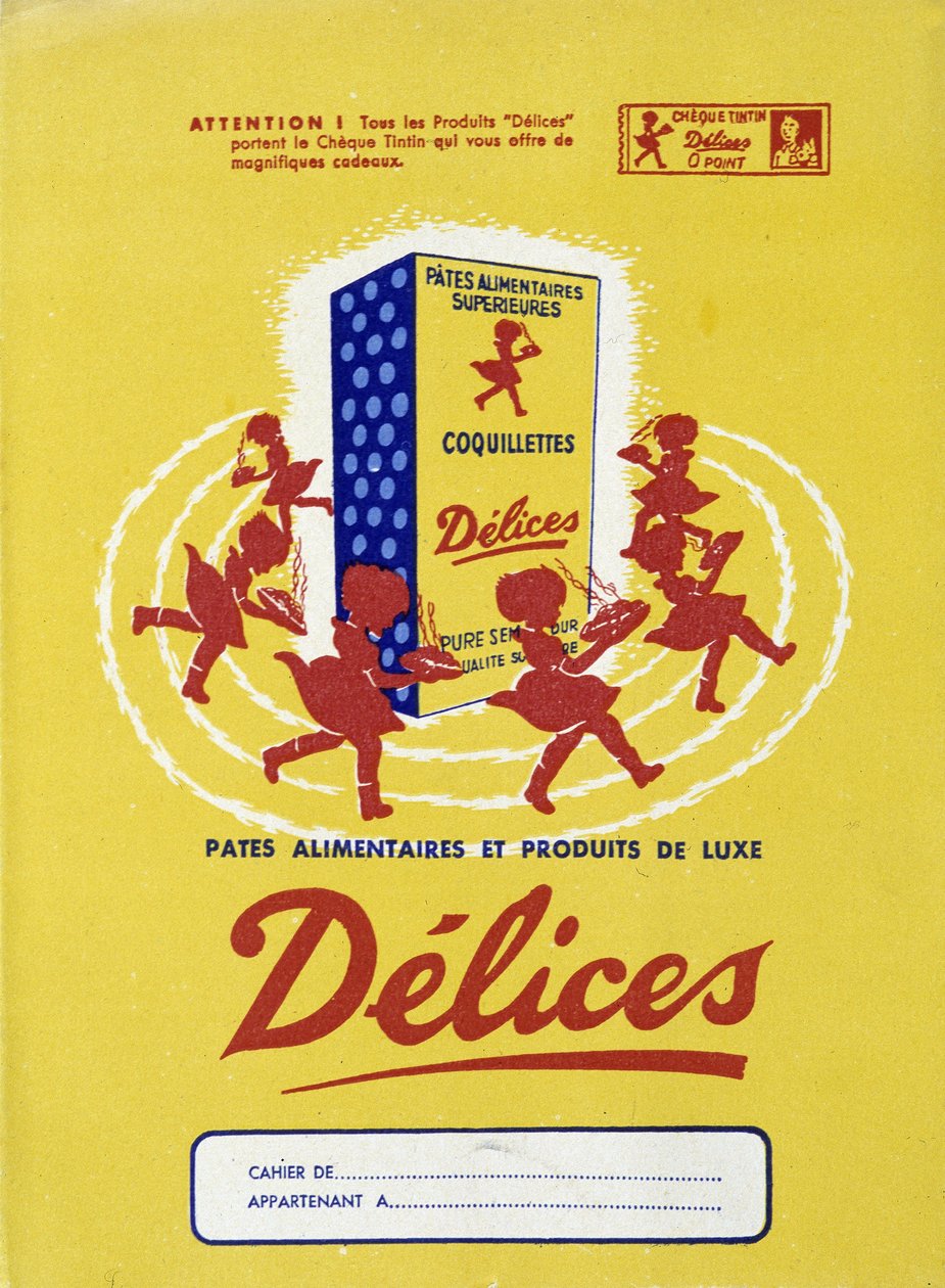 Yemek makarnası “” Delices”” reklamı. by French School