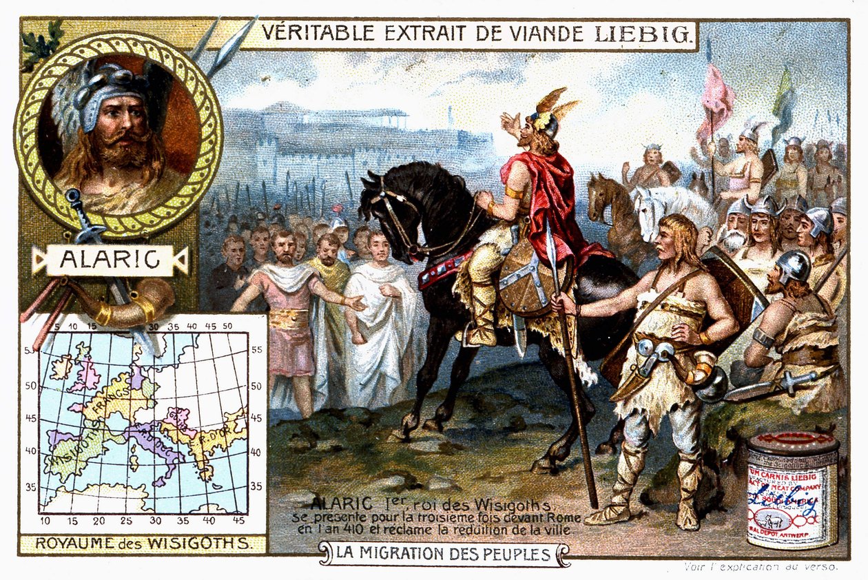 Vizigotların kralı Alaric 1er, 410