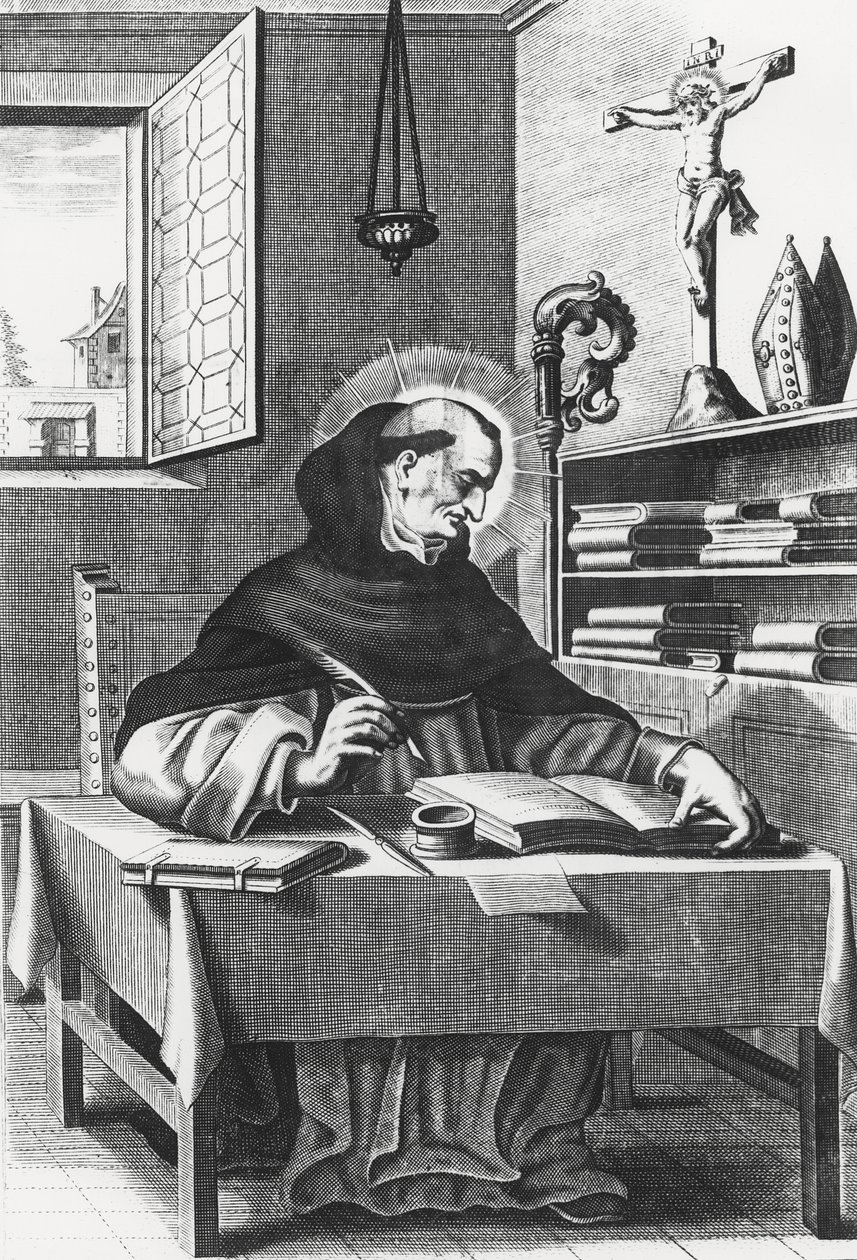 Albertus Magnus (gravür) by French School