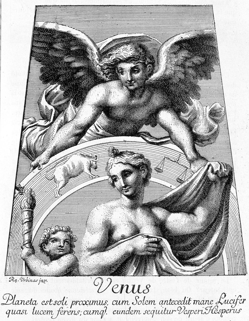 Venüs gezegeninin alegorisi - Camille Flammarion tarafından “Les Terres du Ciel”de, ed. Marpon ve Flammarion, Paris by French School