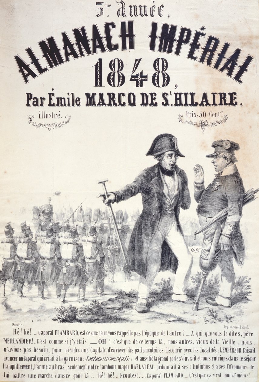 Almanach Imperial, Emile Marco de St. Hilaire, 1848 by French School