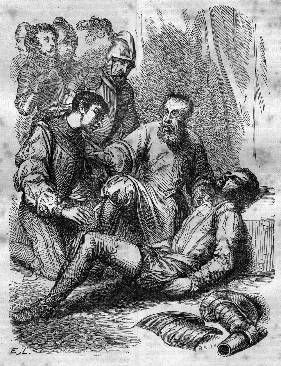 Ambroise Pare, Fransız cerrah by French School