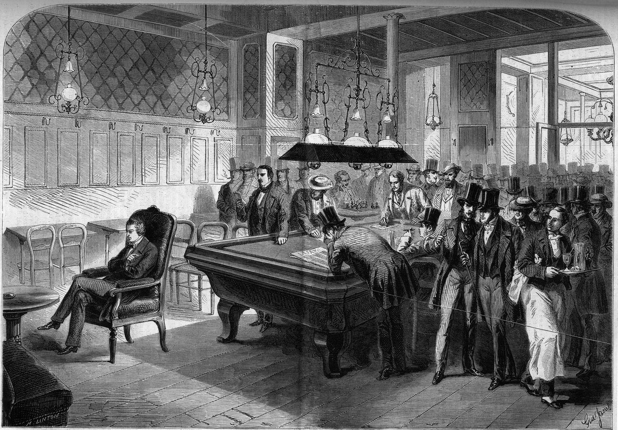Amerikalı satranç oyuncusu Paul Morphy (1837-1884) Paris