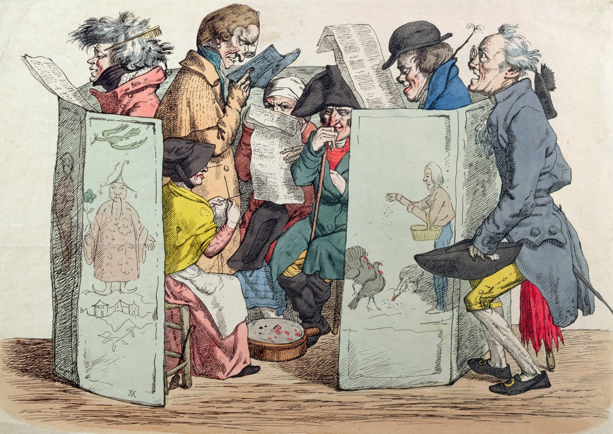 Açık Hava Edebiyat Salonu, 19. yüzyılın başlarında by French School