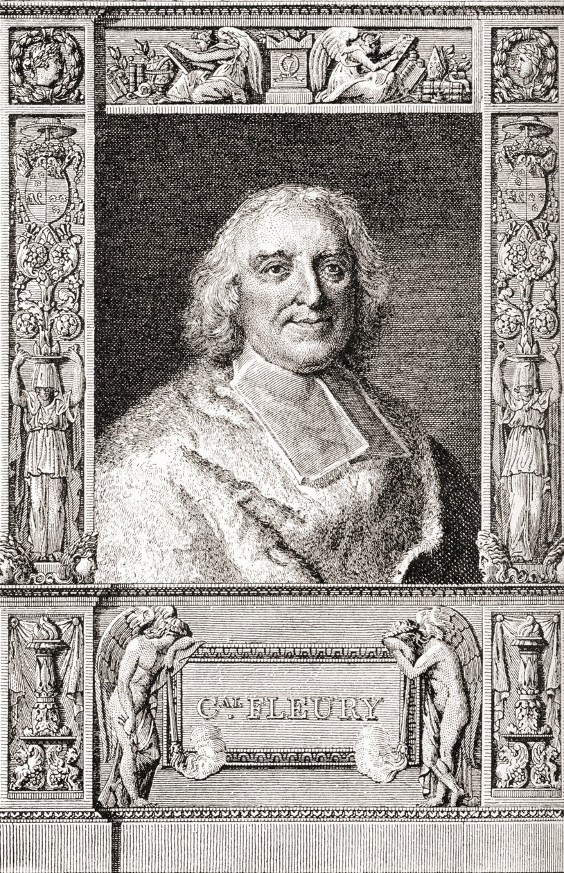 André-Hercule de Fleury, Fréjus Piskoposu, 1653 1743. Fransız kardinal ve XV. Louis