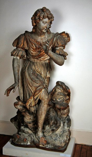 melek (ahşap) by French School