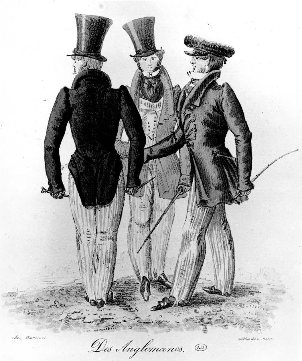 Anglomanyaklar, c. 1830 by French School