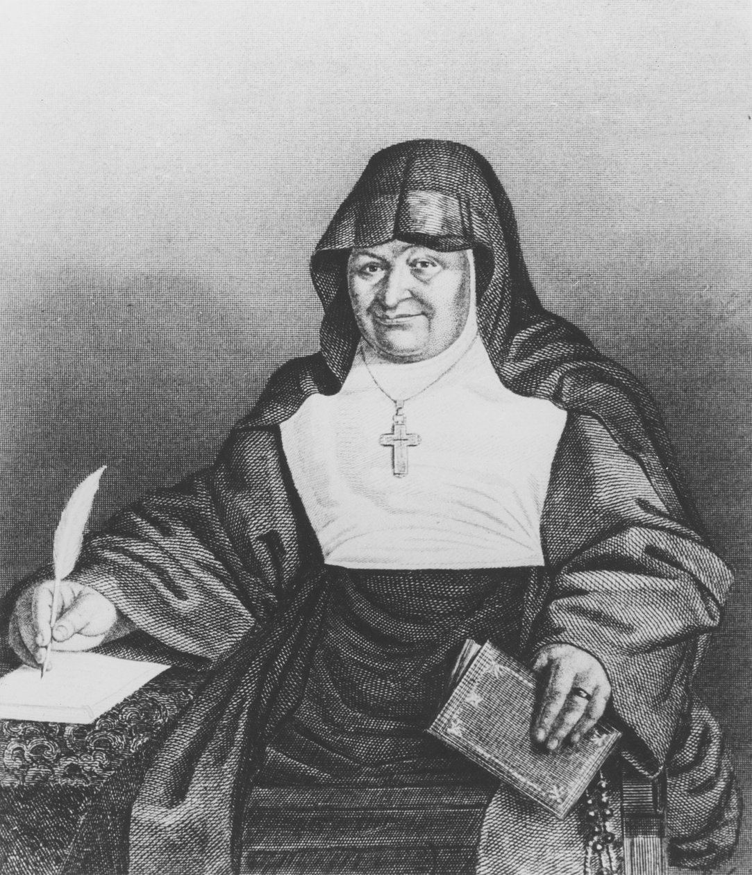 Anne-Marie Javouhey (gravür) by French School
