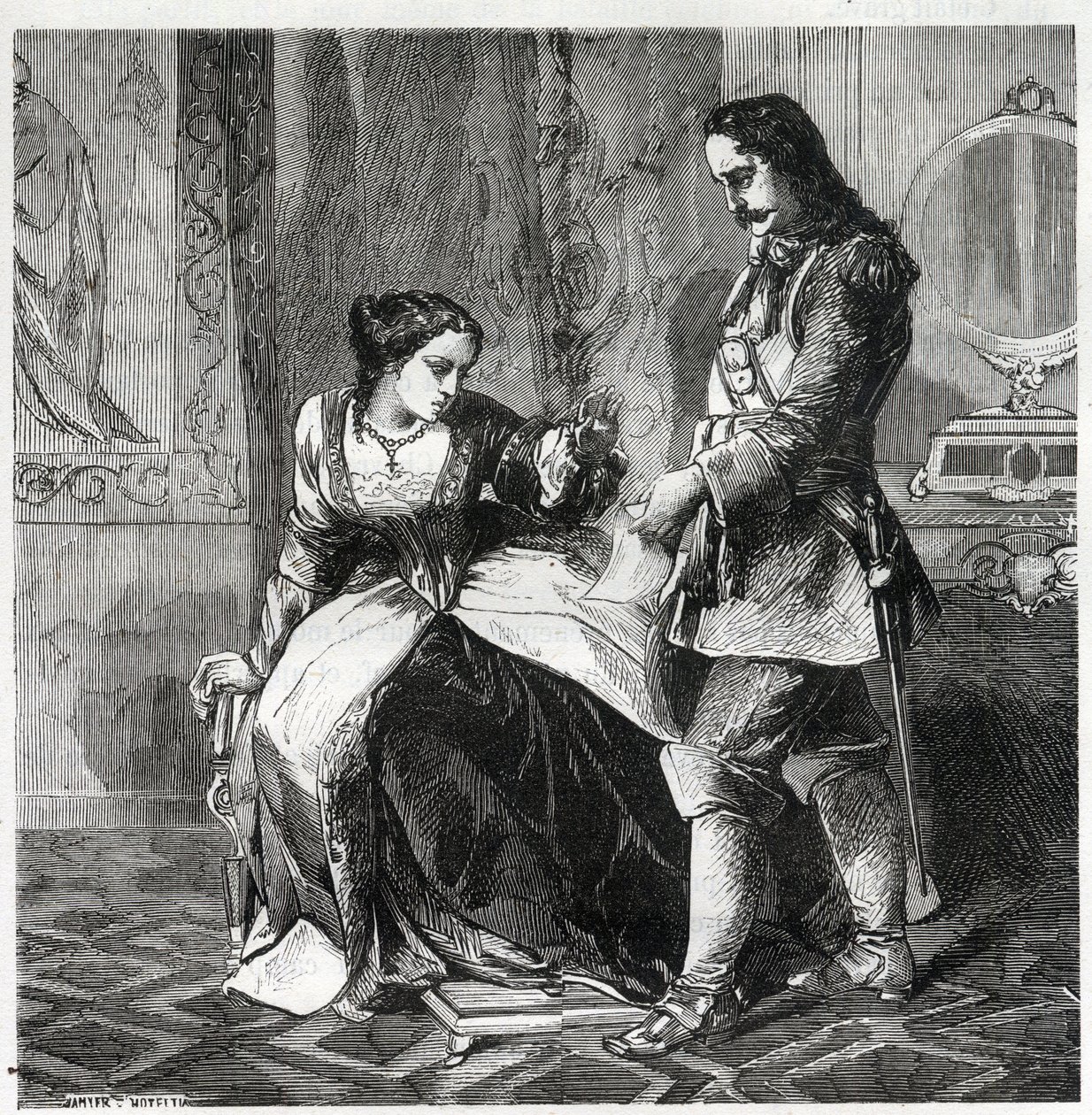 Anne Ninon”” (veya Ninon de Lenclos veya Ninon de Lanclos) by French School