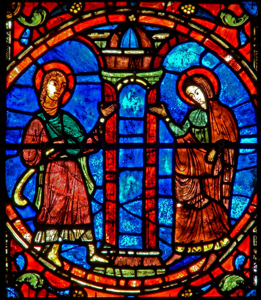 Altın Kapıda Anne ve Joachim (w28b) by French School
