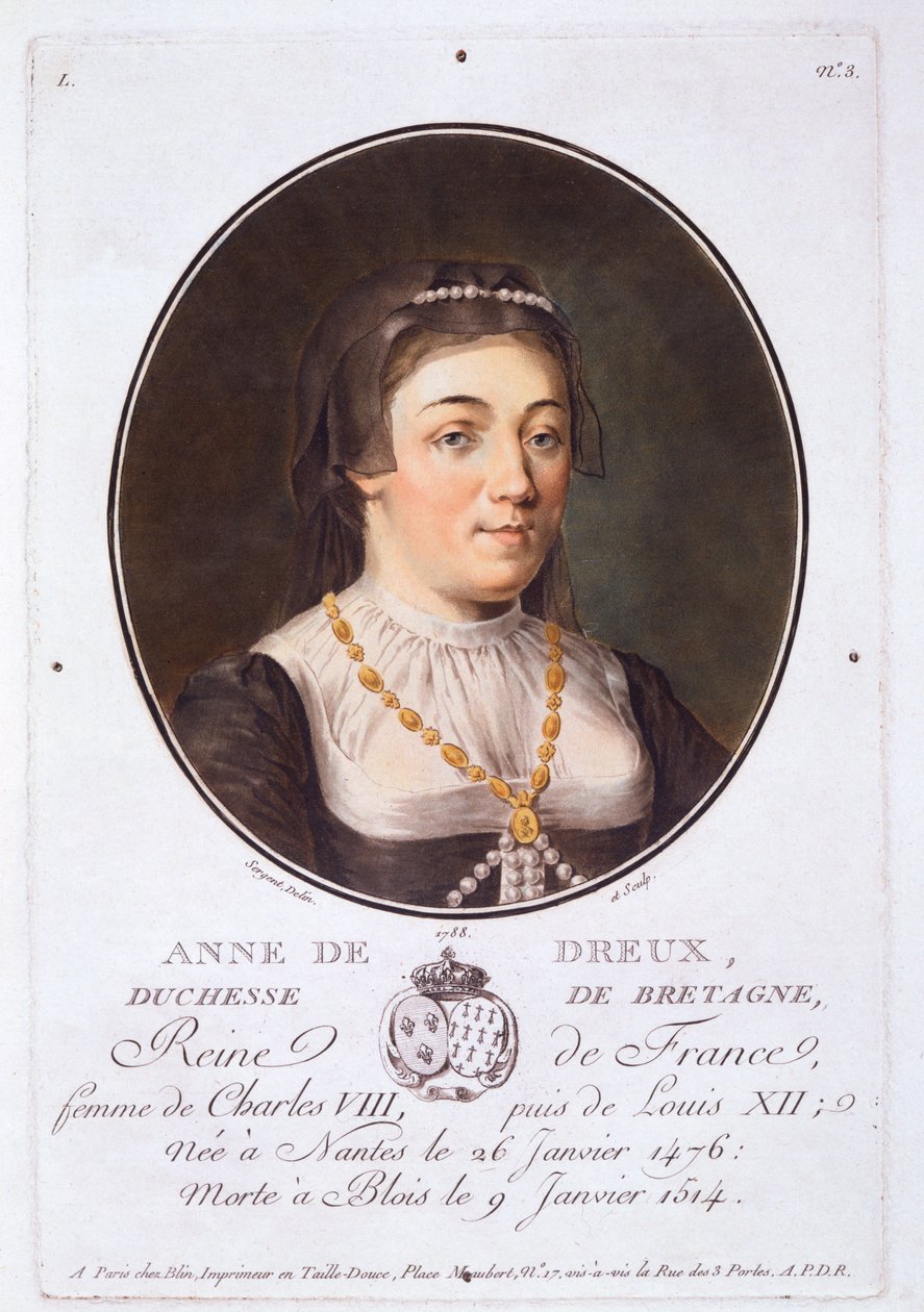 Anne de Dreux, Brittany Düşesi, büyük adamların, şanlı kadınların ve Fransa