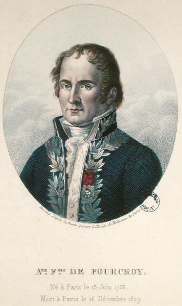 Antoine Francois de Fourcroy (1755-1809) (renkli gravür) by French School