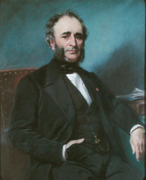 Antoine Jobert de Lamballe (1799-1867) (tuval üzerine yağlı boya) by French School
