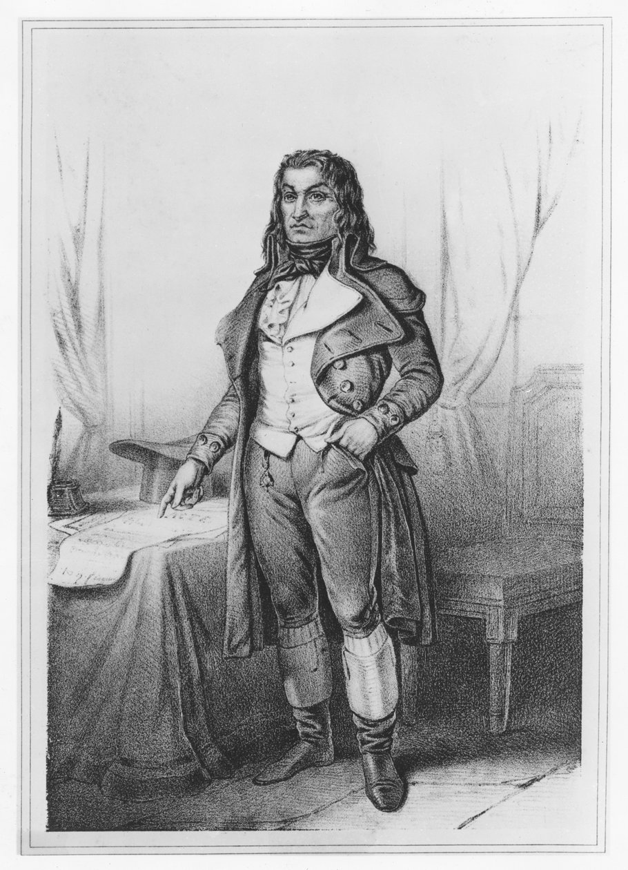 Antoine Quentin Fouquier de Tinville (taş) by French School