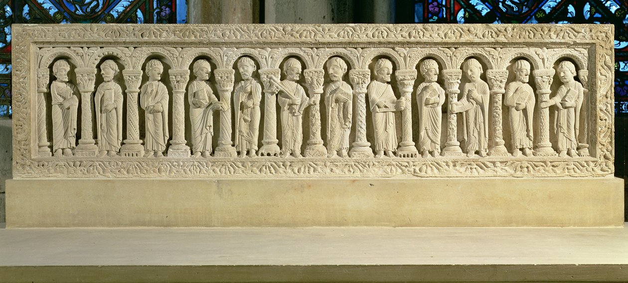 Havariler Atari Salonunun Altında, oyma kabartma, yaklaşık 1150 by French School