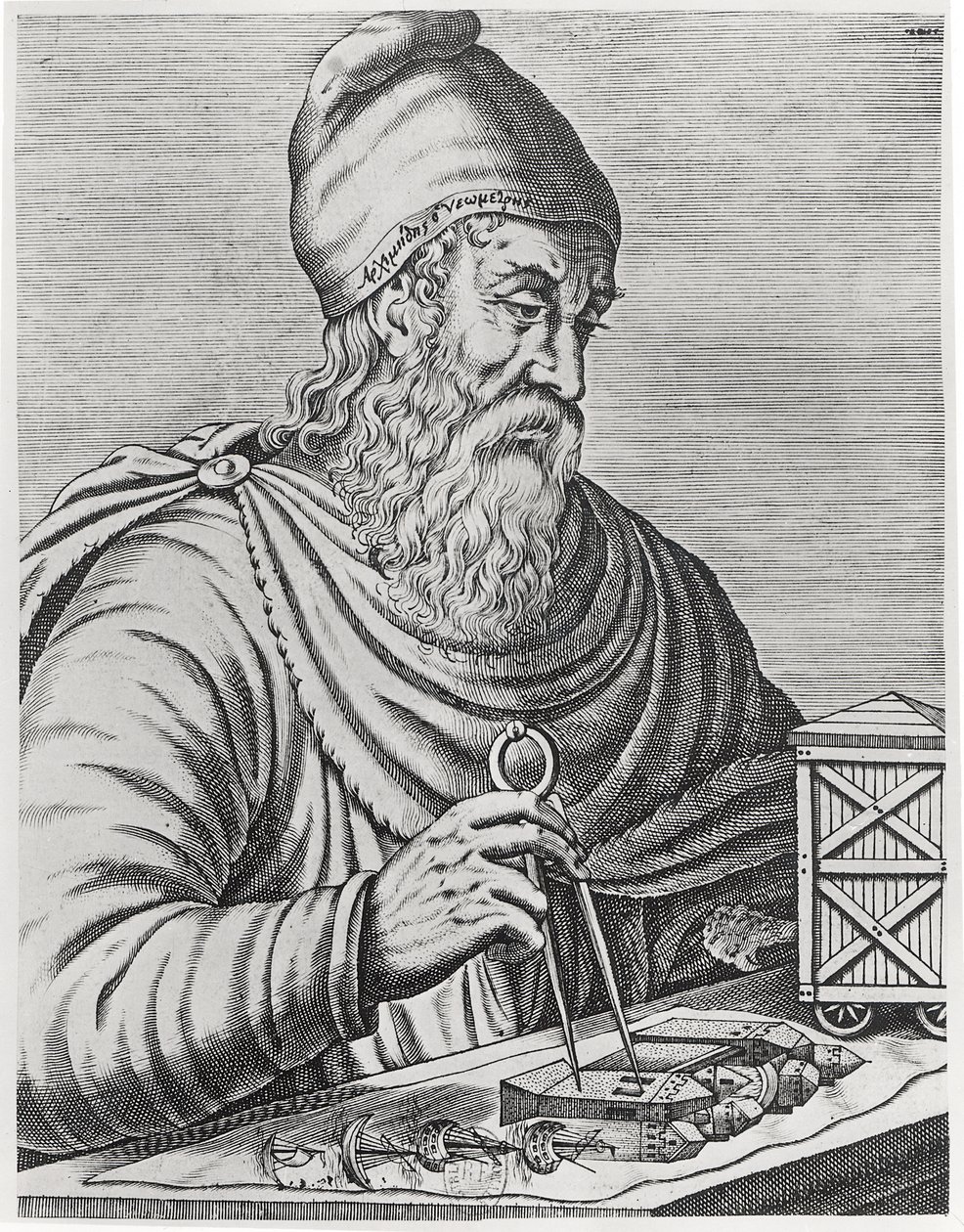 Arşimet (MÖ 287-212) by French School