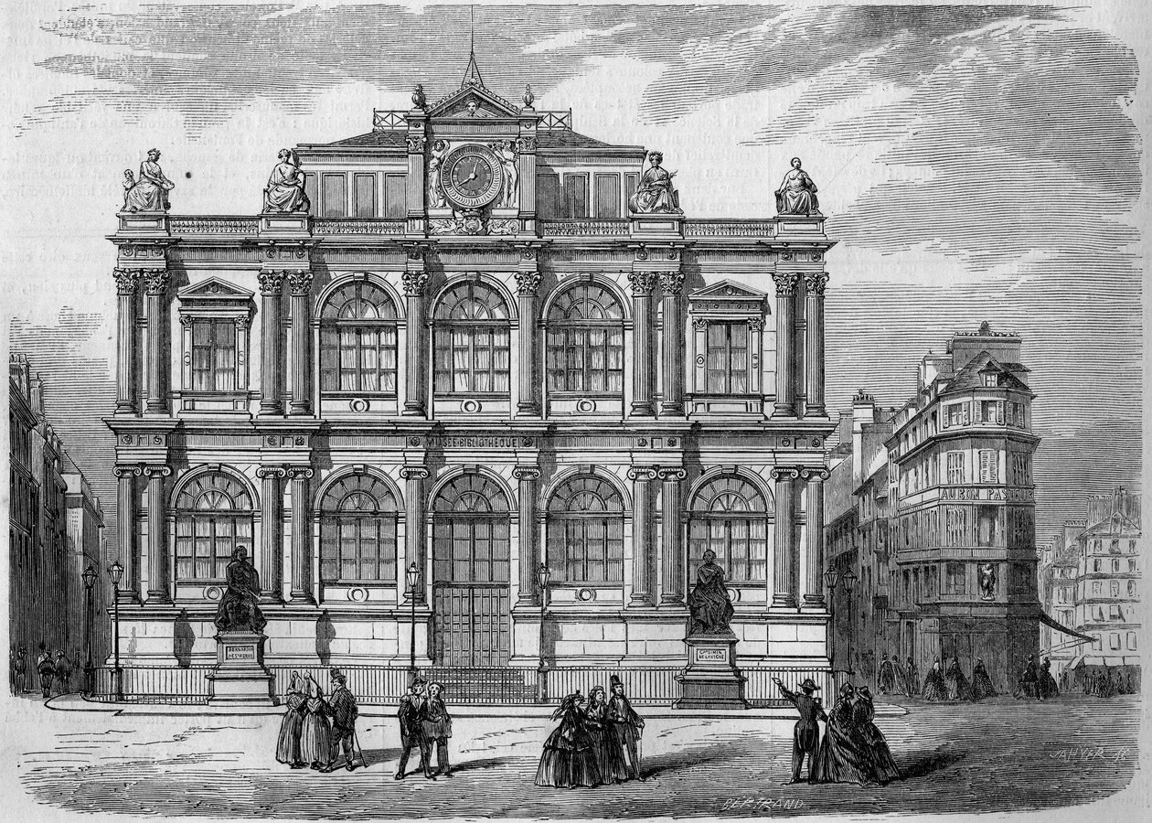 Mimari: Le Havre şehrinin Musee Bibliotheque (1847