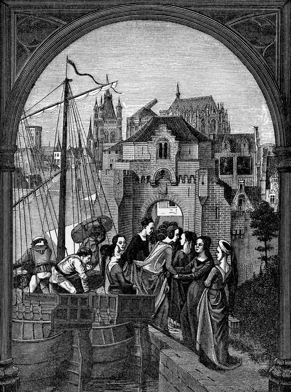 "Tyrant Maximus Filosunun Köln'e Varışı" by French School