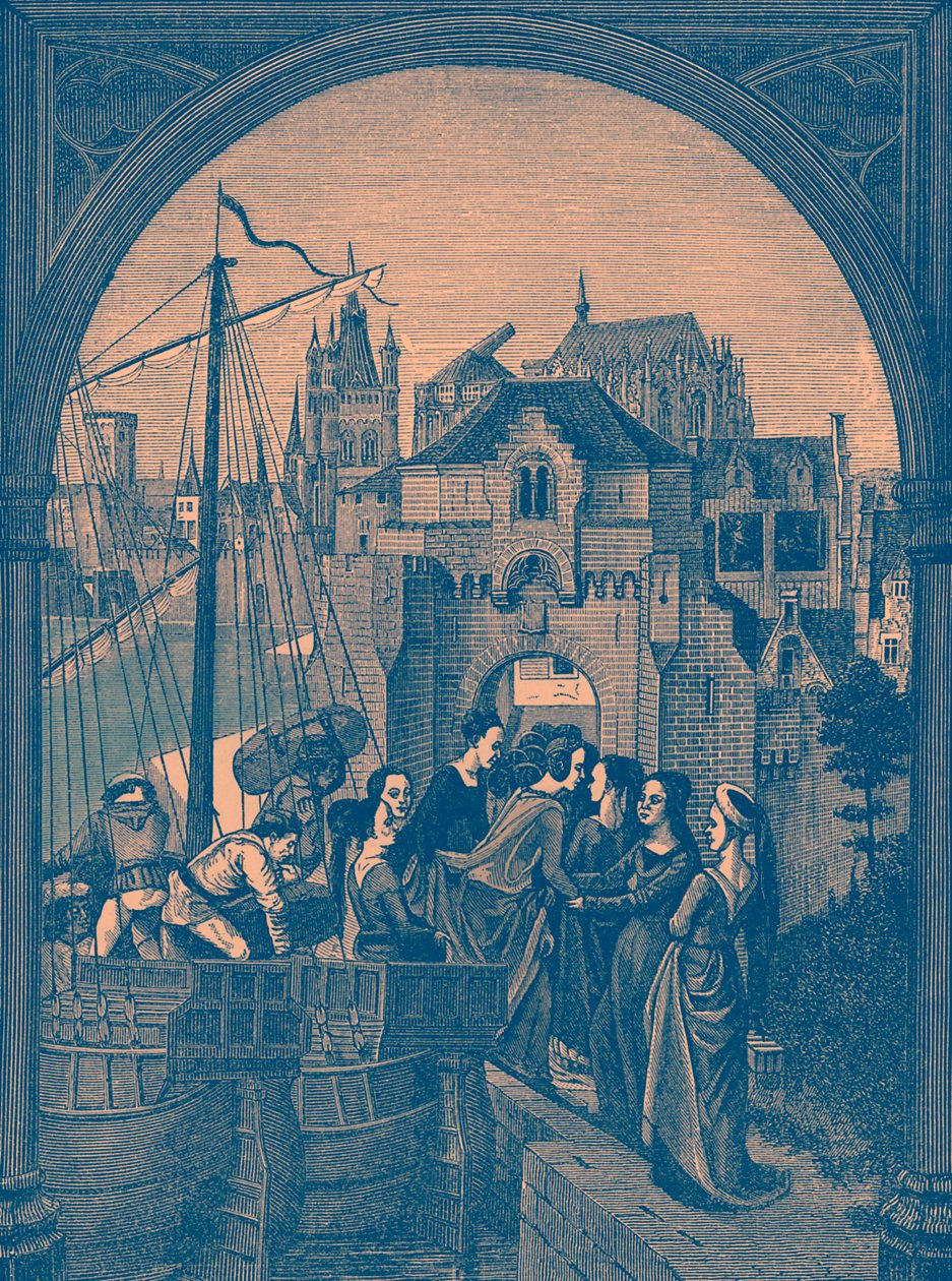 "Tyrant Maximus Filosunun Köln'e Varışı" by French School