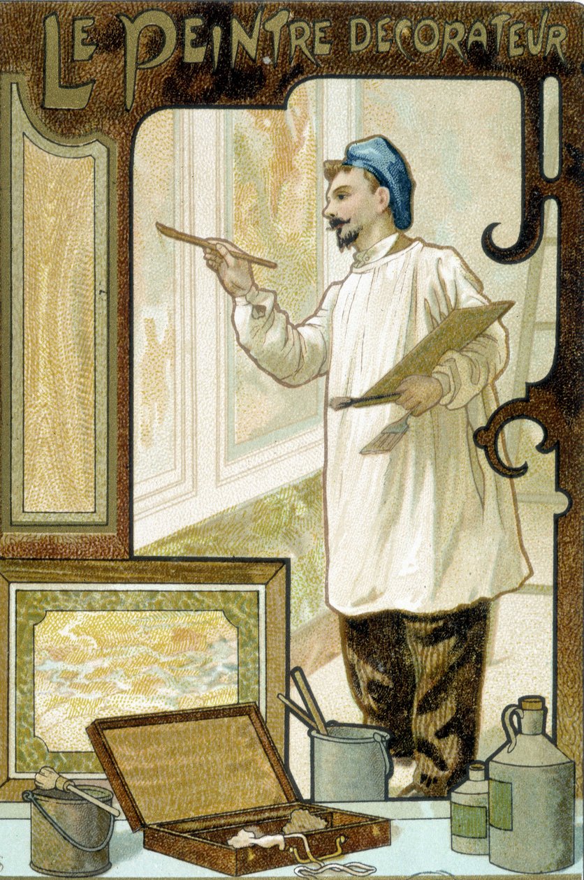 Zanaatkar: ressam dekoratör - Chromo. by French School