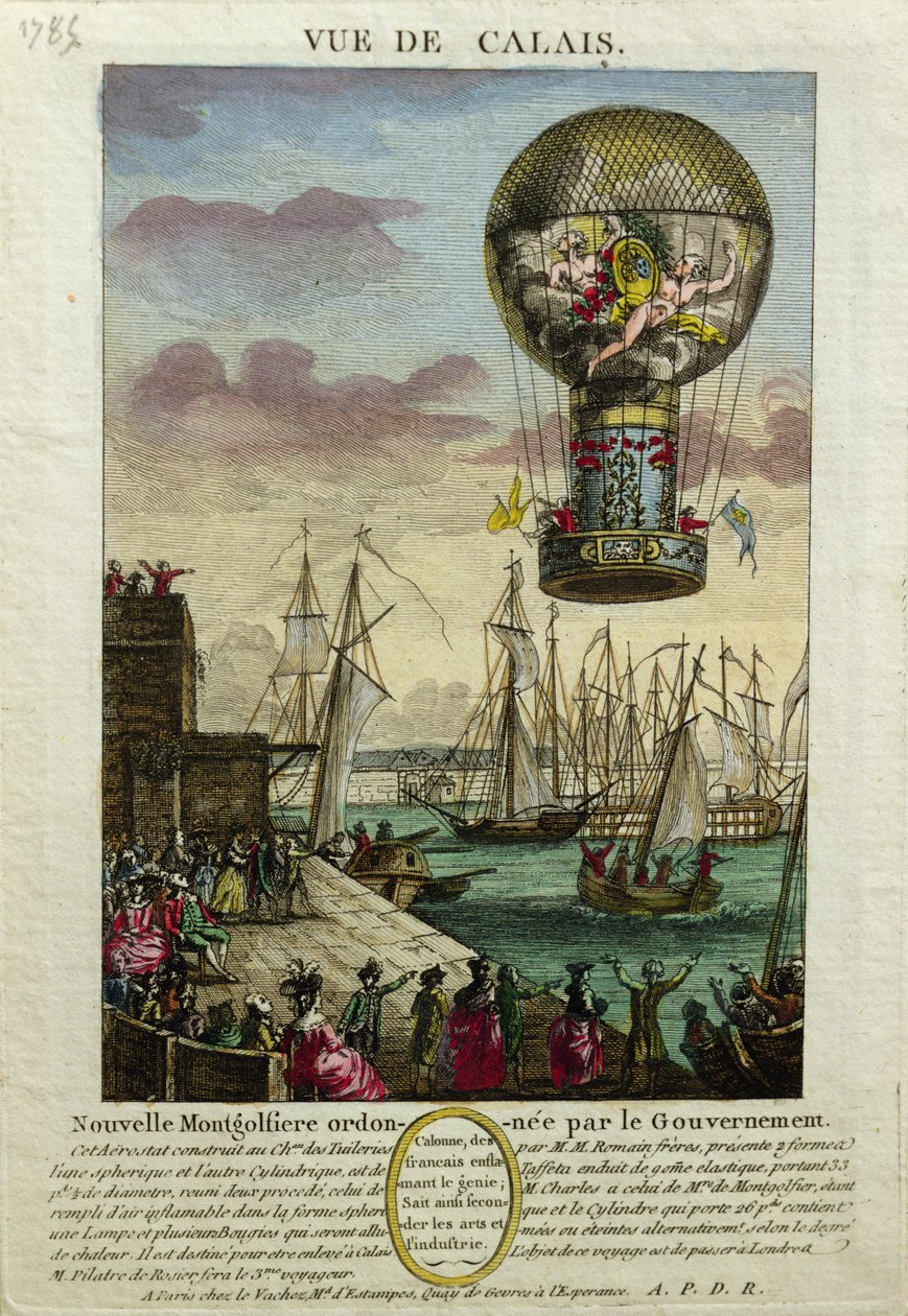 1785 yılında Calais
