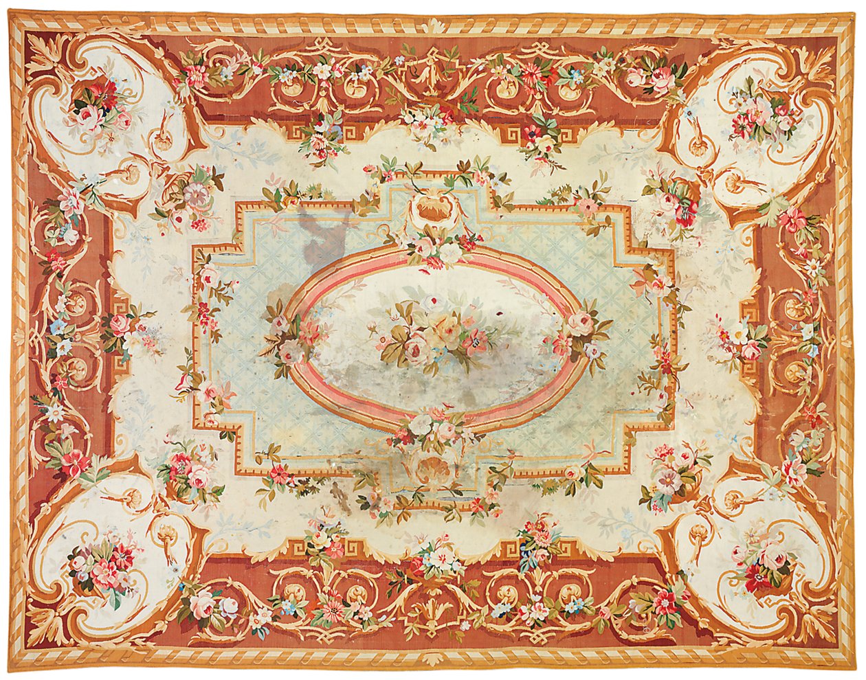 Aubusson halısı, 19. yüzyılın son çeyreği by French School