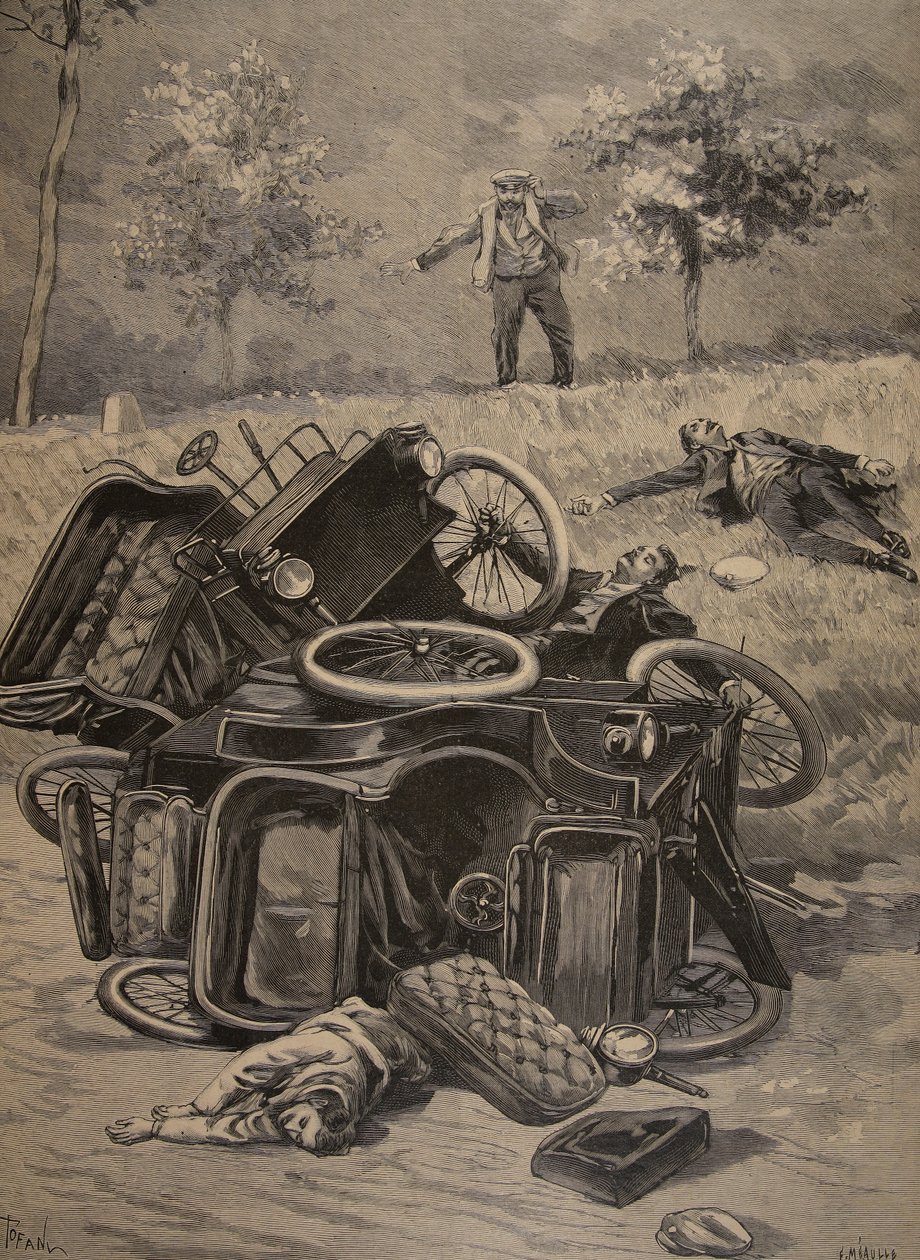 Otomobil kazası, Le Petit Journal