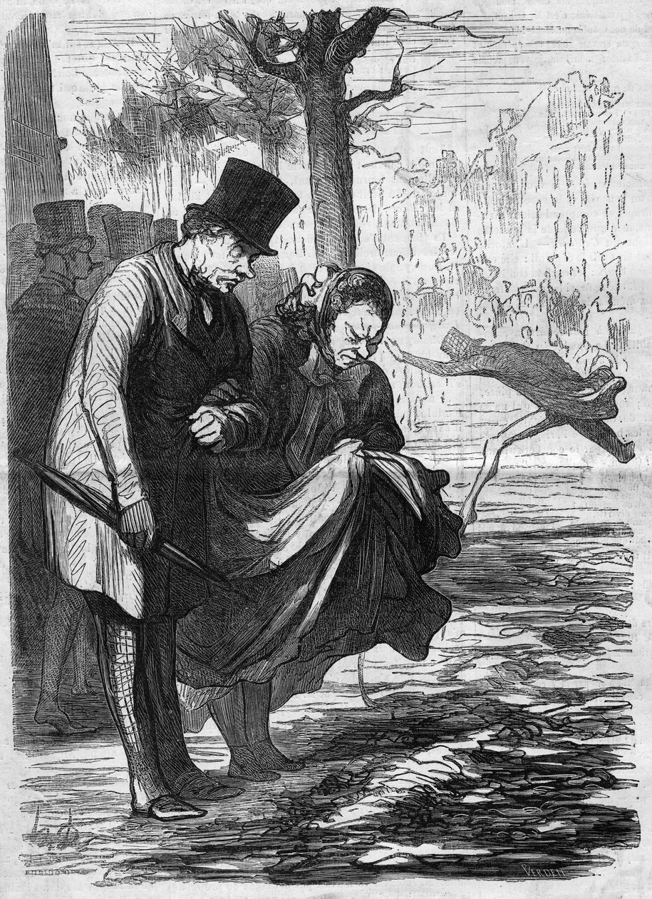 Korkunç asfalt!. Honore Daumier