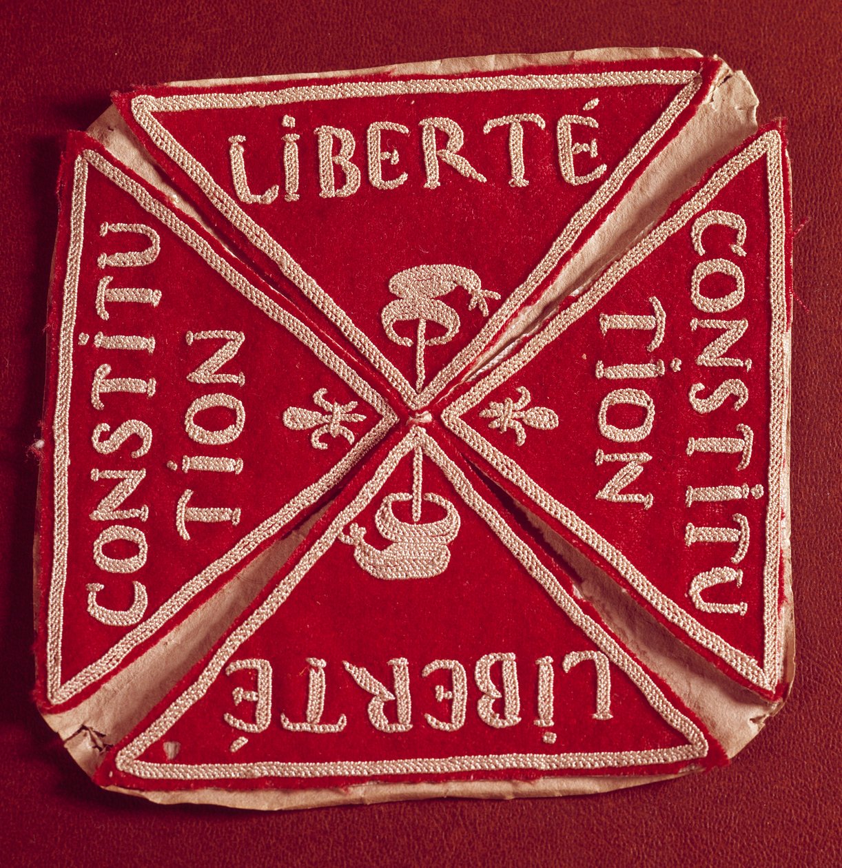 İlk Fransız Cumhuriyeti “Liberte Anayasası”nın Rozeti by French School