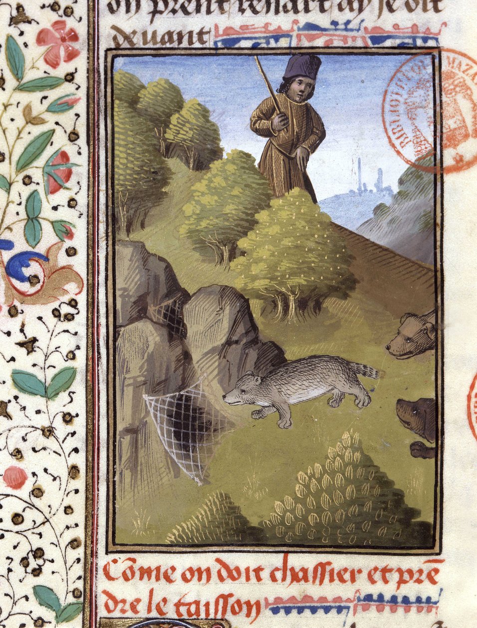 Porsuk avı - “” Gaston Phoebus, Foix Kontu, Béarn Lordu
