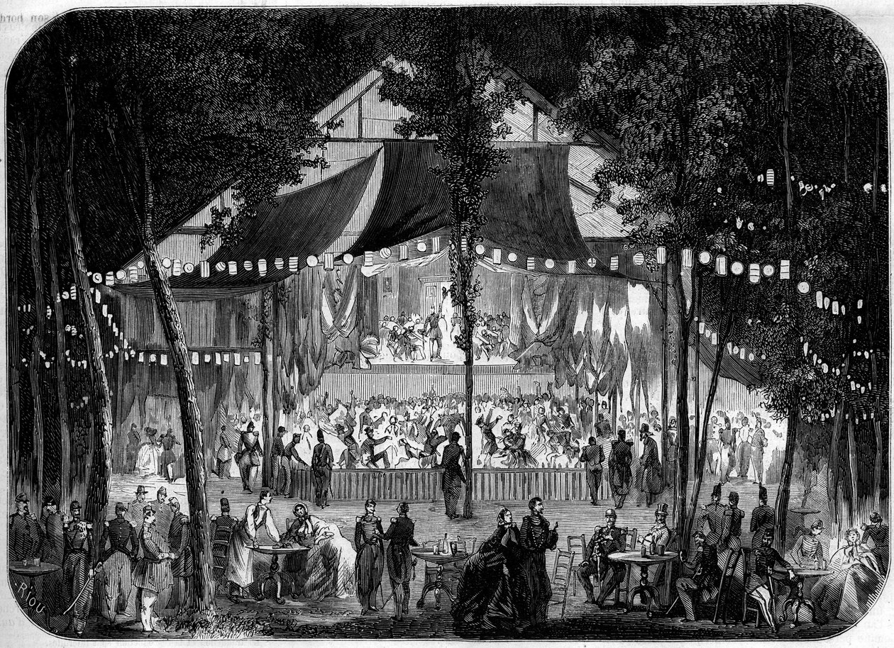 Bal, Chalons, Marne askeri kampında düzenlendi (51) by French School
