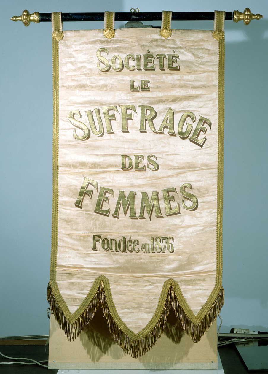 Societe Le Suffrage de Femmes için afiş (ipek) by French School