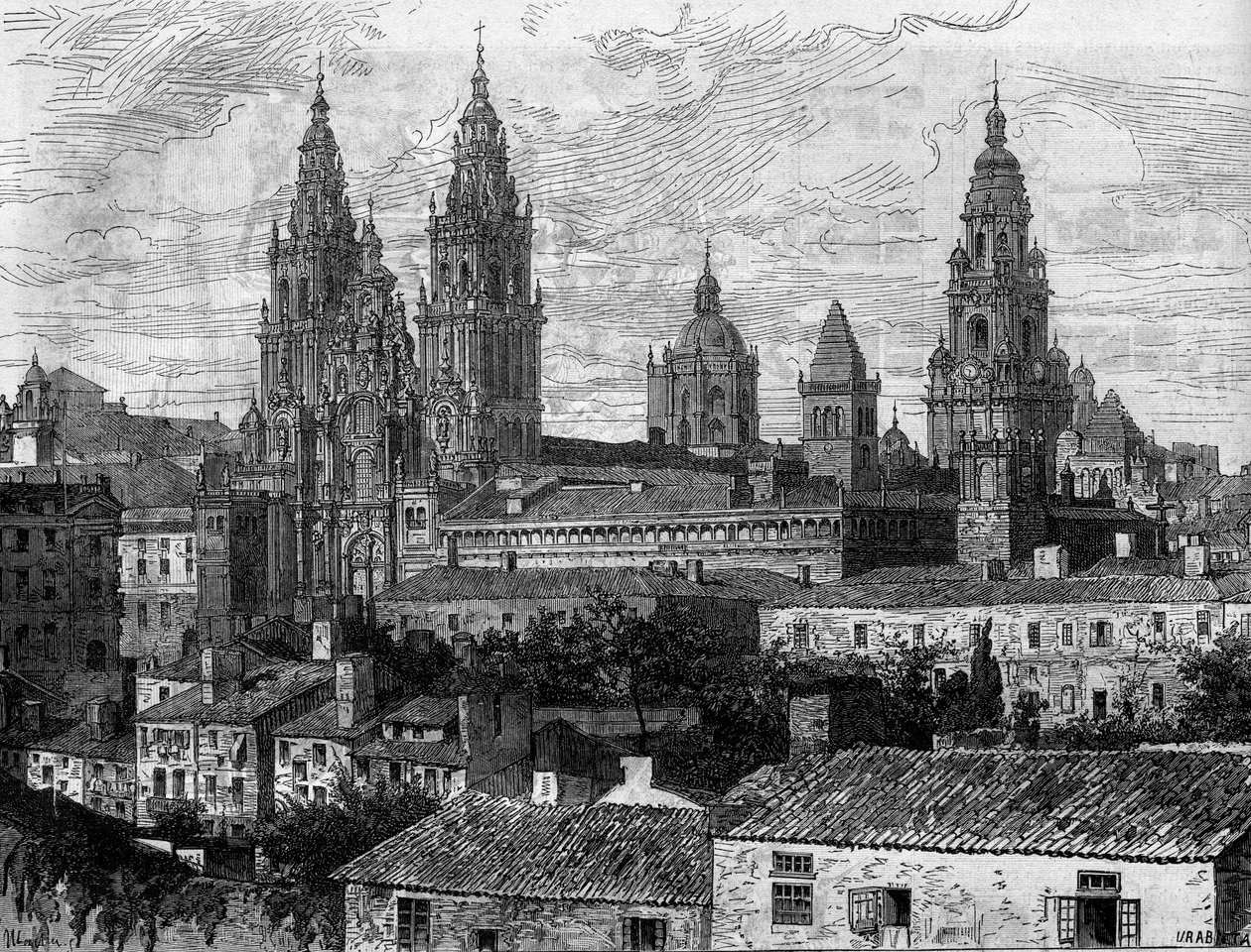 Barok sanat: Santiago de Compostela Katedrali