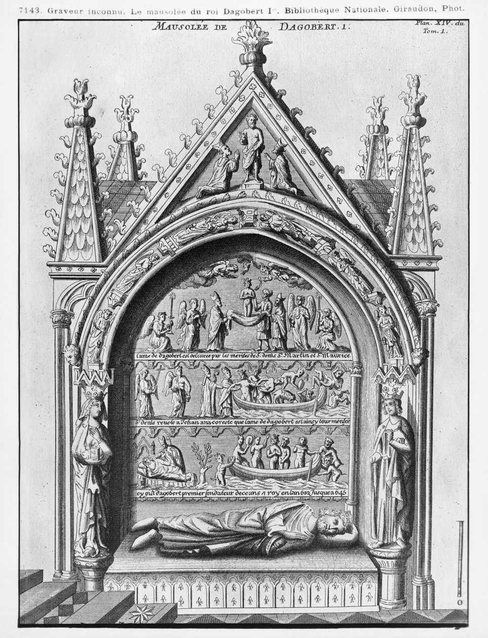 Basilica Saint-Denis, Dagobert I Mozolesi (605-39) Franks Kralı, 1862