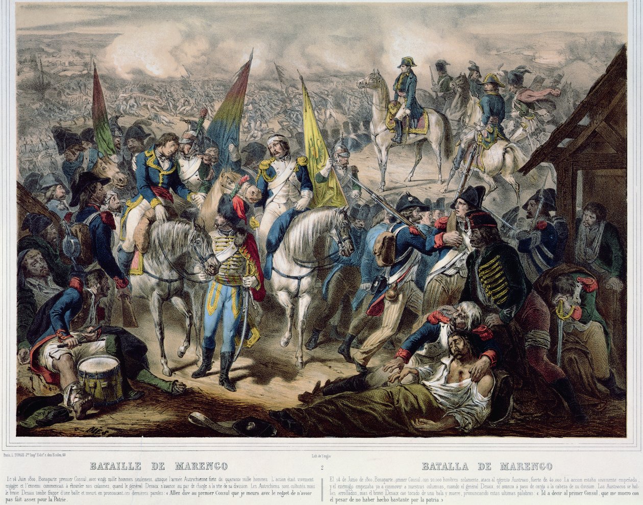 Marengo Savaşı 14 Haziran 1800 by French School