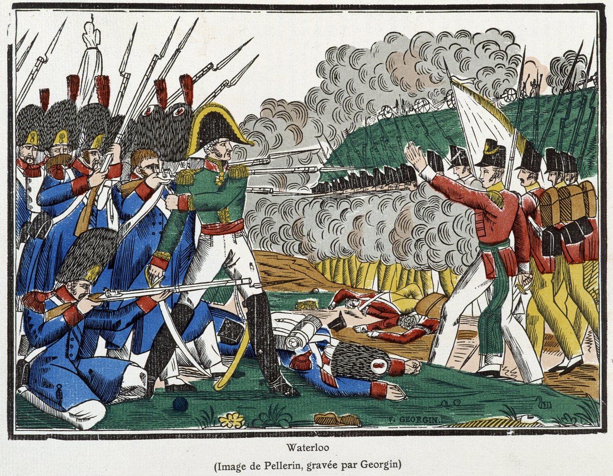 Waterloo Savaşı, 18 Haziran by French School