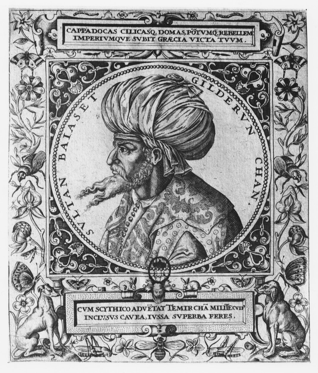 I. Bayezid (gravür) by French School