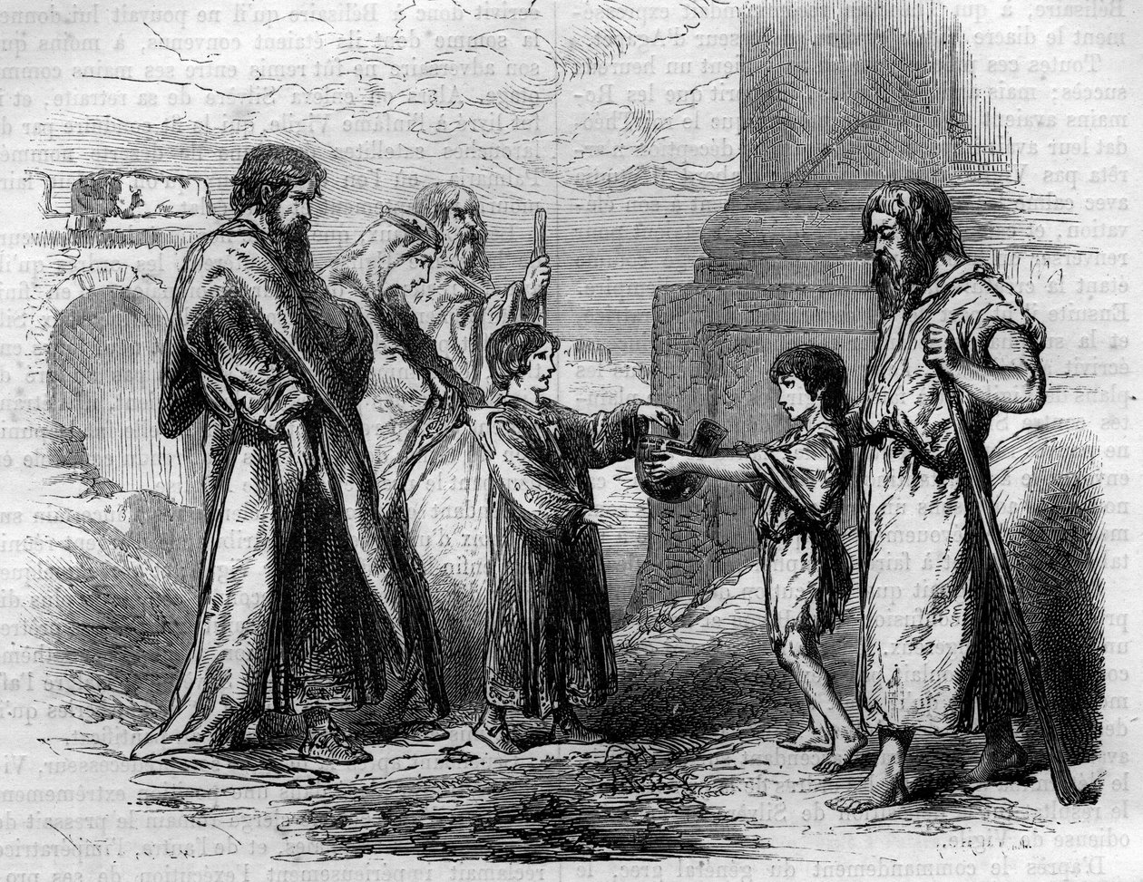 Belisaire (v.500-565) altın ve satılık arazi verdiği Justinianus
