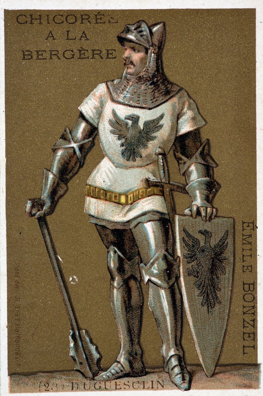 Bertrand du Guesclin (Duguesclin) (c. 1320-1380). Fransa Memurluğu by French School