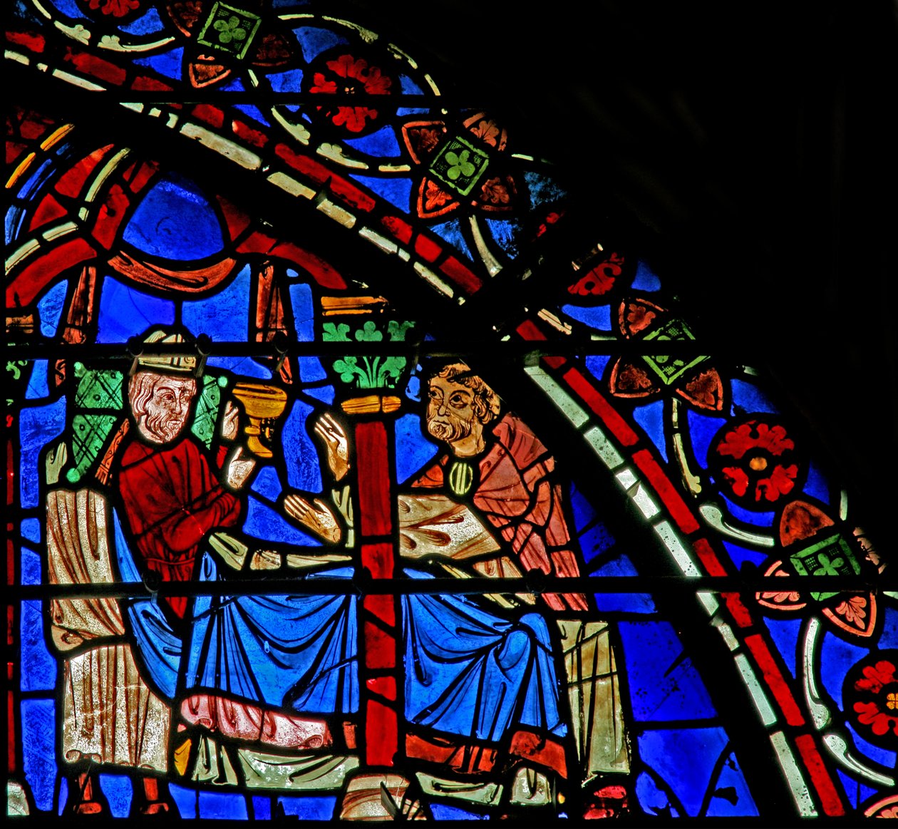 Piskopos Pappolus - Aziz Cheron penceresinde (w15) by French School