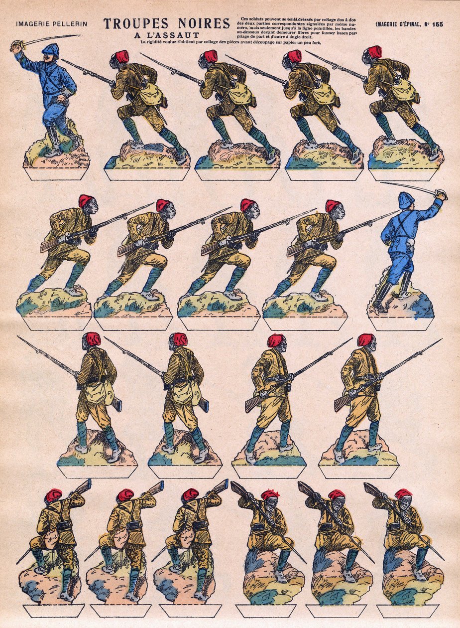 Siyah birlikler, Afrika kolonilerinden Fransız Armee