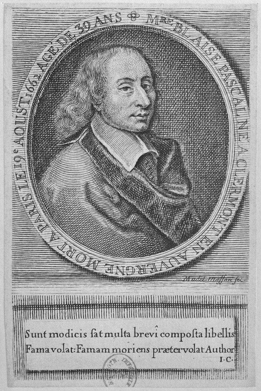 Blaise Pascal (1623-62) by French School