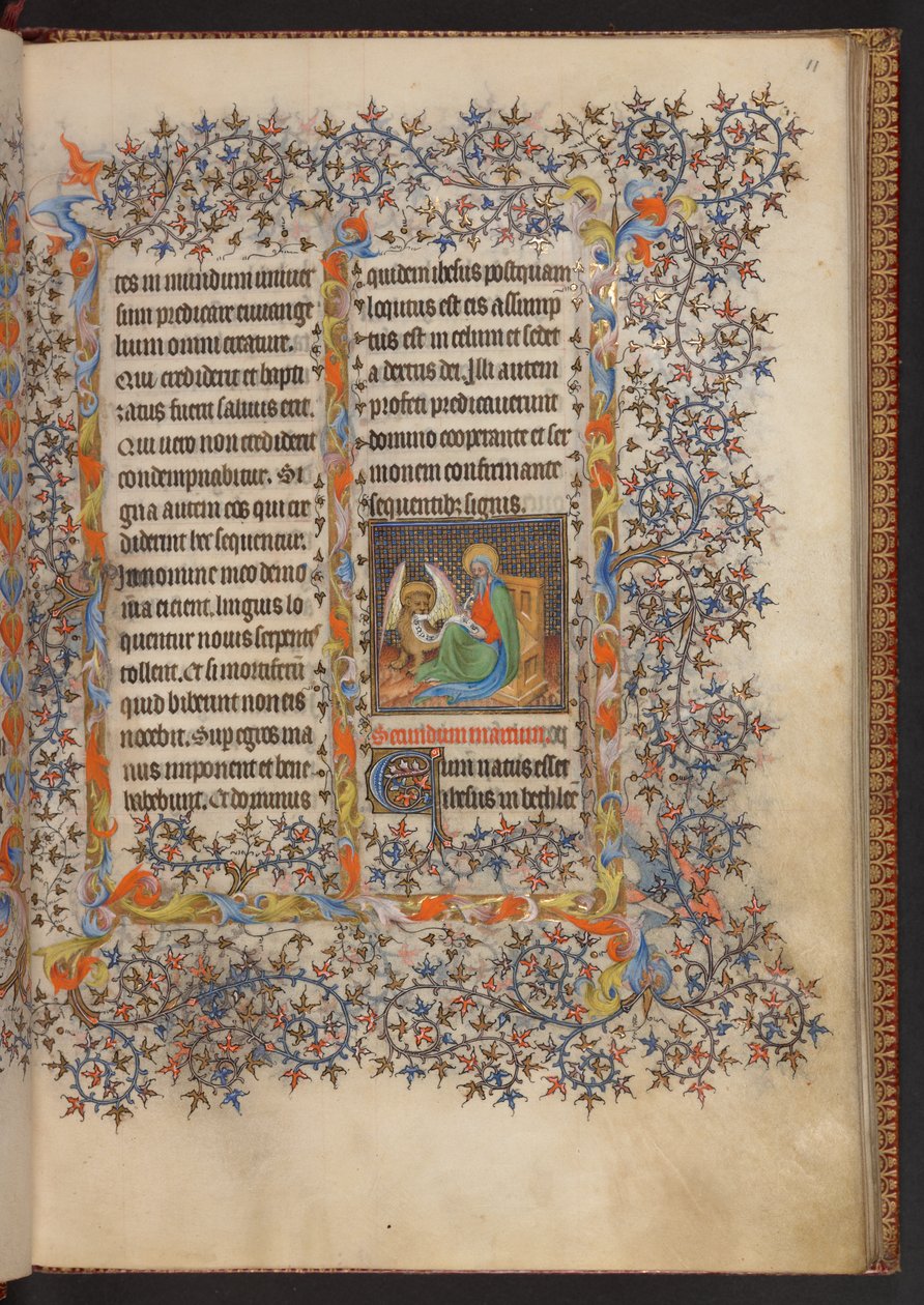 Saat Kitabı, Add MS 32454 f.11r, Fransa by French School