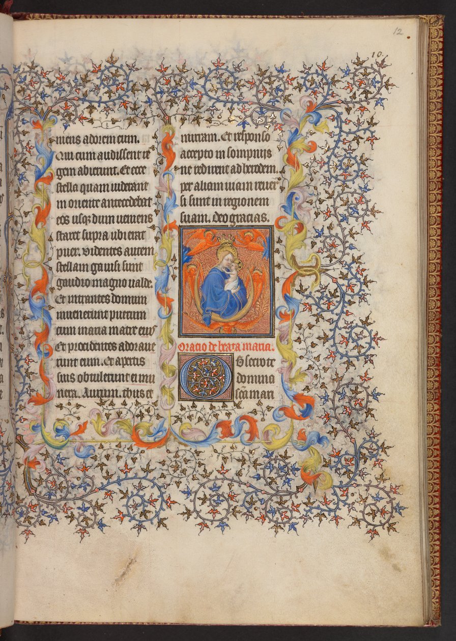Saat Kitabı, Add MS 32454 f.12r, Fransa by French School