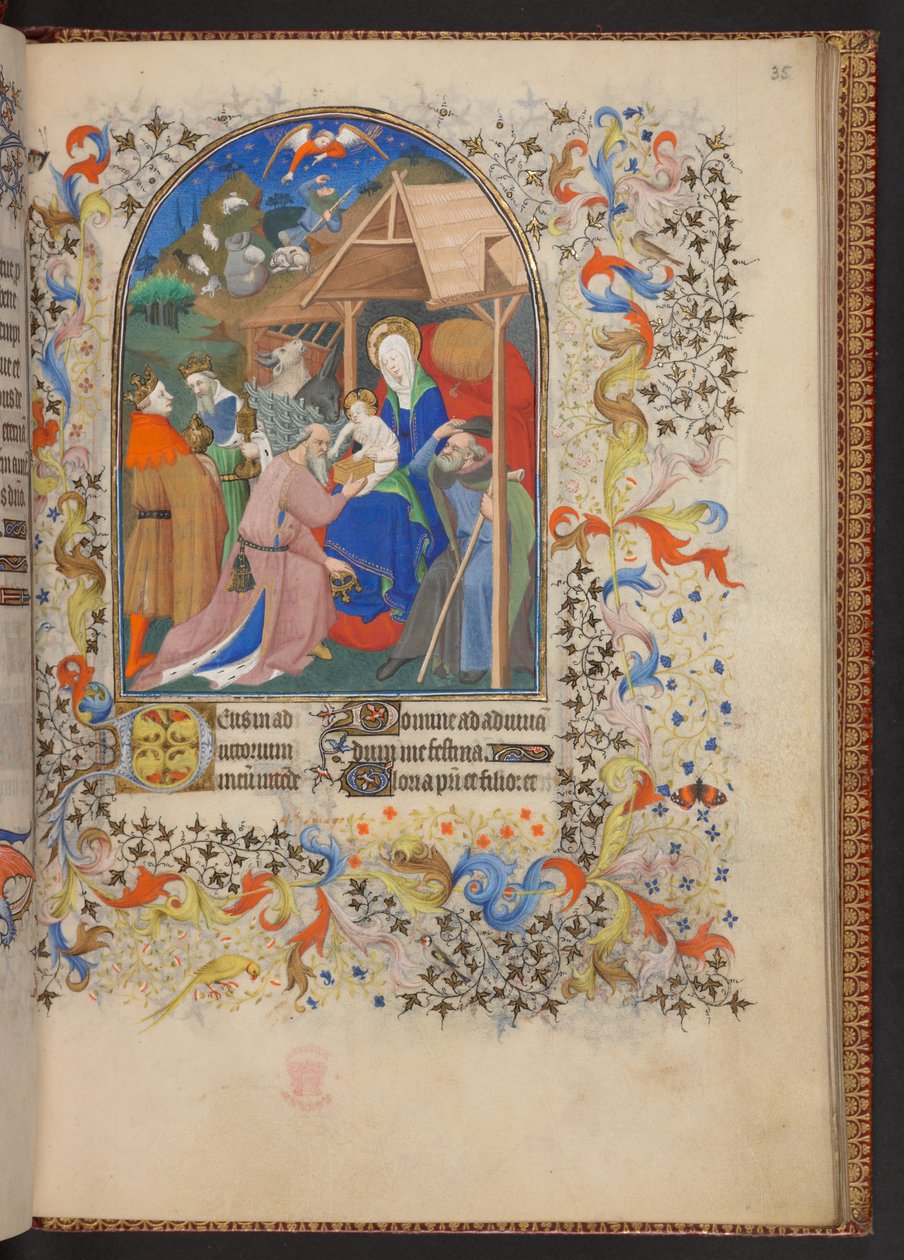 Saatler Kitabı, Add MS 32454 f.35r, Fransa by French School
