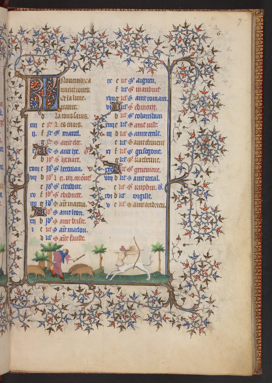 Saat Kitabı, Add MS 32454 f.7r, Fransa by French School