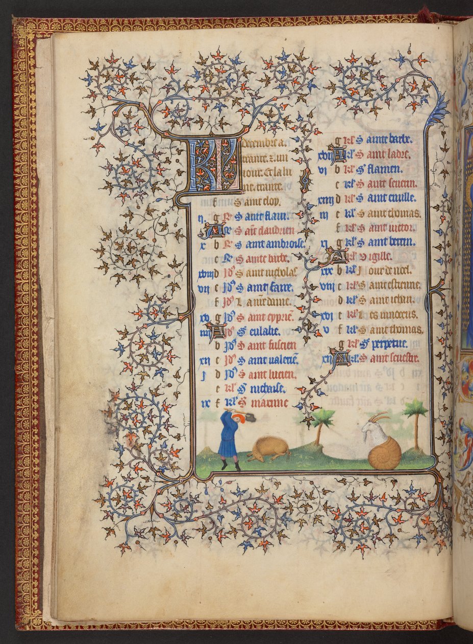 Çalışma Saatleri Kitabı, Add MS 32454 f.7v, Fransa by French School